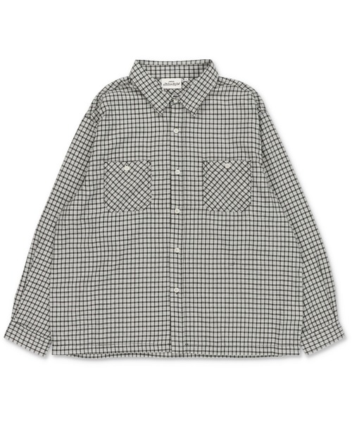 SPINNS（スピンズ）の「ネルチェックシャツ/ギンガム/ブロック/オンブレ（シャツ/ブラウス・メンズ・ブラック/ベージュ/ネイビー/ブラウン/オフホワイト/ブルー・ONESIZE）」の20枚目の写真