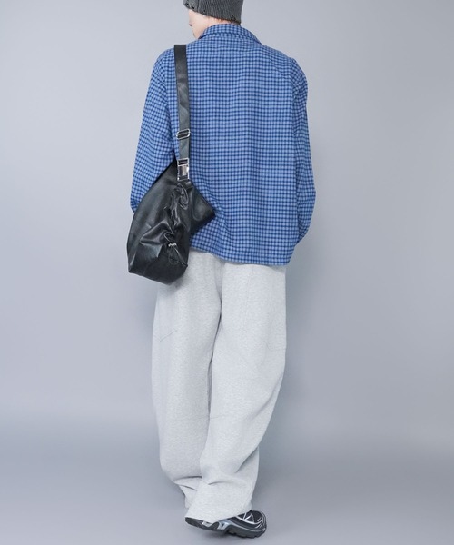 SPINNS（スピンズ）の「ネルチェックシャツ/ギンガム/ブロック/オンブレ（シャツ/ブラウス・メンズ・ブラック/ベージュ/ネイビー/ブラウン/オフホワイト/ブルー・ONESIZE）」の14枚目の写真