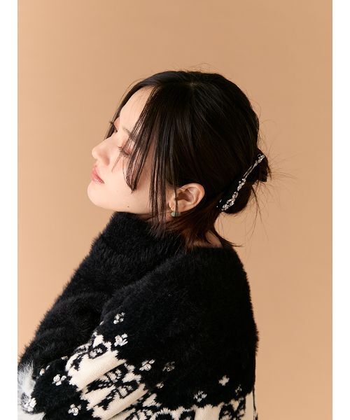 LILY BROWN(リリーブラウン)の「Lilywingビジューヘアピンセット(ヘアピン・レディース・ブルー/アイボリー/ブラック・F)」の18枚目の写真