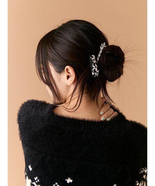 LILY BROWN(リリーブラウン)の「Lilywingビジューヘアピンセット(ヘアピン・レディース・ブルー/アイボリー/ブラック・F)」の19枚目の写真
