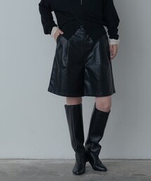 GALLEST | レザー調ハーフパンツ(その他パンツ)
