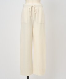 BEARDSLEY ホワイトパンツ BEARDSLEY（ビアズリー） 【ビアズリー】裏起毛タックバギーパンツ