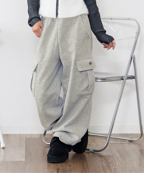 裏起毛フロントネームカーゴパンツ（カーゴパンツ）｜algy（アルジー