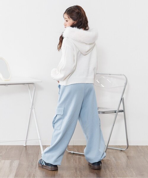 裏起毛フロントネームカーゴパンツ（カーゴパンツ）｜algy（アルジー