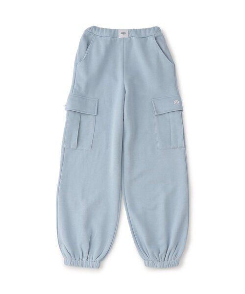 algy（アルジー）の「裏起毛フロントネームカーゴパンツ（カーゴパンツ・キッズ・グレー/ブラック/サックスブルー・XX-SMALL/X-SMALL/SMALL/MEDIUM）」の4枚目の写真