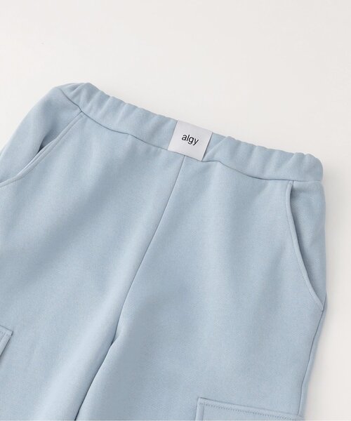 algy（アルジー）の「裏起毛フロントネームカーゴパンツ（カーゴパンツ・キッズ・グレー/ブラック/サックスブルー・XX-SMALL/X-SMALL/SMALL/MEDIUM）」の8枚目の写真