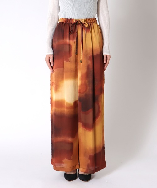 Jines（ジネス）の「グラデーションカラーワイドパンツ（その他パンツ・レディース・オレンジ/ブルー・38）」の13枚目の写真