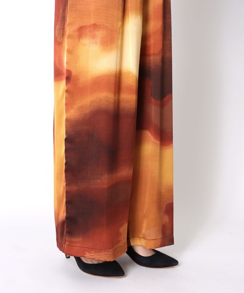 Jines（ジネス）の「グラデーションカラーワイドパンツ（その他パンツ・レディース・オレンジ/ブルー・38）」の18枚目の写真