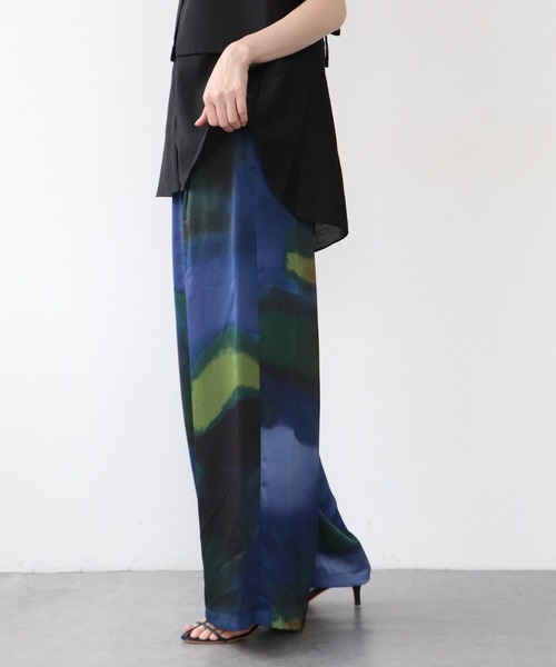 Jines（ジネス）の「グラデーションカラーワイドパンツ（その他パンツ・レディース・オレンジ/ブルー・38）」の10枚目の写真