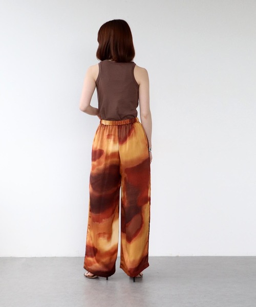 Jines（ジネス）の「グラデーションカラーワイドパンツ（その他パンツ・レディース・オレンジ/ブルー・38）」の5枚目の写真