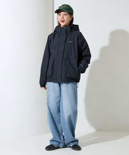 FREAK'S STORE（フリークスストア）の「限定展開 Columbia/コロンビア W Tree Swallo Insulated Jacket/ウィメンズ ツリー スワロー インサレーテッド ジャケット（ダウンジャケット/コート・レディース・ベージュ/ブラック・MEDIUM）」の11枚目の写真