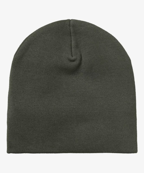 Carhartt WIP（カーハートダブリューアイピー）の「Carhartt WIP SCRIPTER BEANIE（カーハートワークインプログレス スクリプター ビーニー）（ニットキャップ/ビーニー・メンズ・グリーン系/ブラック・ONE SIZE）」の5枚目の写真