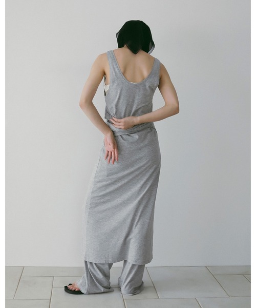 anuke（アンヌーク）の「Sleeveless Cut Onepiece（ワンピース・レディース・グレー/ブラック・36inch/38inch）」の9枚目の写真