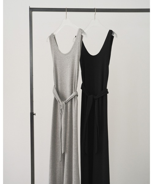 anuke（アンヌーク）の「Sleeveless Cut Onepiece（ワンピース・レディース・グレー/ブラック・36inch/38inch）」の11枚目の写真