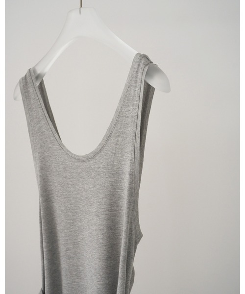 anuke（アンヌーク）の「Sleeveless Cut Onepiece（ワンピース・レディース・グレー/ブラック・36inch/38inch）」の12枚目の写真