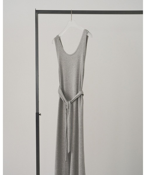 anuke（アンヌーク）の「Sleeveless Cut Onepiece（ワンピース・レディース・グレー/ブラック・36inch/38inch）」の14枚目の写真