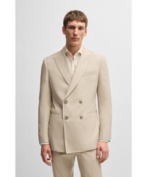 BOSS（ボス）の「ダブルブレストジャケット ストレッチツイード（テーラードジャケット）」