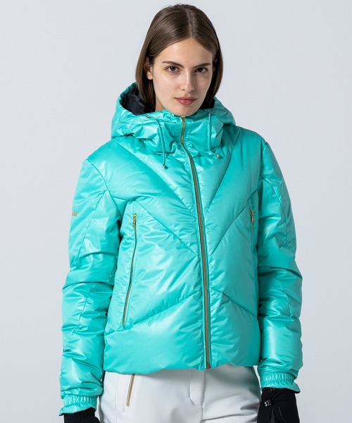 phenix(フェニックス)の「phenix(フェニックス)Irregular Cutting Down Jacket イレギュラーカッティング ダウンジャケット スキージャケット(保温性/耐水性)(その他アウター・レディース・ホワイト/ブラック/ベージュ/クリアグリーン・M/L/S)」の4枚目の写真