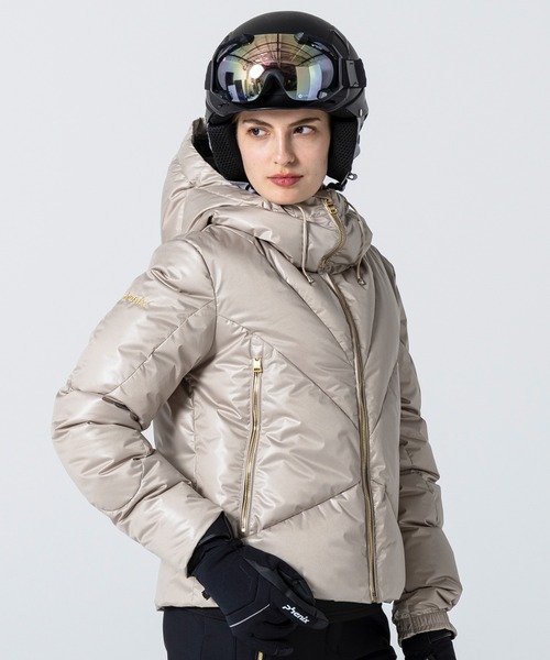 phenix(フェニックス)の「phenix(フェニックス)Irregular Cutting Down Jacket イレギュラーカッティング ダウンジャケット スキージャケット(保温性/耐水性)(その他アウター・レディース・ホワイト/ブラック/ベージュ/クリアグリーン・M/L/S)」の10枚目の写真