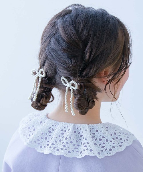 ヘアアクセサリー N フォーマルにも和装にも】えらべるパールヘアアクセサリー（その他ヘア