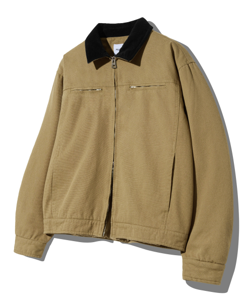 F.ILLUMINATE(フィルミネイト)の「ヘビーワークジャケット-ベージュ(ミリタリージャケット・レディース・その他・SMALL/MEDIUM/LARGE)」の1枚目の写真