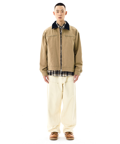 F.ILLUMINATE(フィルミネイト)の「ヘビーワークジャケット-ベージュ(ミリタリージャケット・レディース・その他・SMALL/MEDIUM/LARGE)」の12枚目の写真