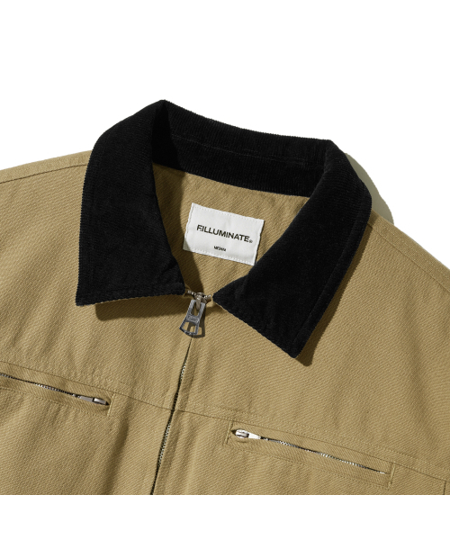 F.ILLUMINATE(フィルミネイト)の「ヘビーワークジャケット-ベージュ(ミリタリージャケット・レディース・その他・SMALL/MEDIUM/LARGE)」の7枚目の写真
