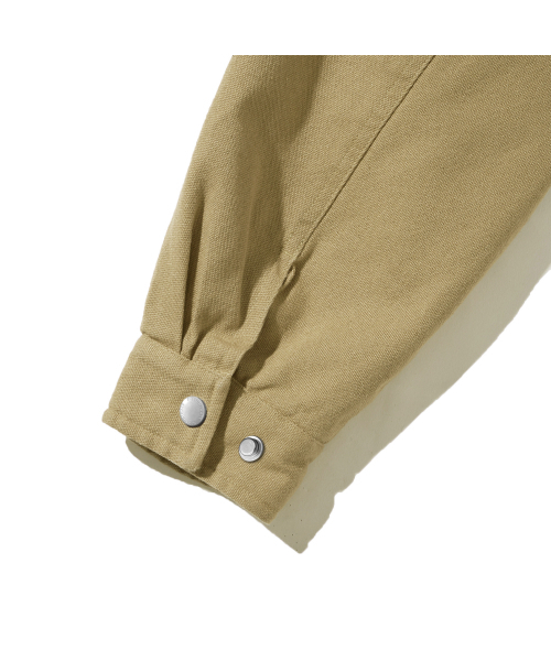 F.ILLUMINATE(フィルミネイト)の「ヘビーワークジャケット-ベージュ(ミリタリージャケット・レディース・その他・SMALL/MEDIUM/LARGE)」の2枚目の写真