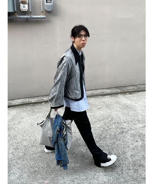 MUSINSA STANDARD（ムシンサスタンダード）の「セミワイドスリット隠しバンディングスラックス[ブラック]（スラックス・メンズ・その他・42/30/26/27/28/29）」の12枚目の写真