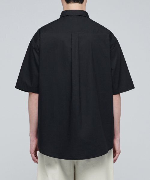 MUSINSA STANDARD（ムシンサスタンダード）の「特大ポプリン半袖シャツ[ブラック]（シャツ/ブラウス・メンズ・その他・X-LARGE/XX-LARGE/LARGE/MEDIUM/SMALL）」の5枚目の写真
