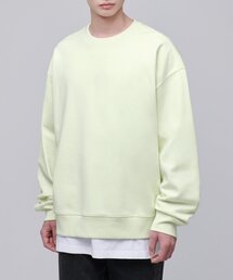 フラットテリーオーバーサイズスウェットシャツ[レモネード]