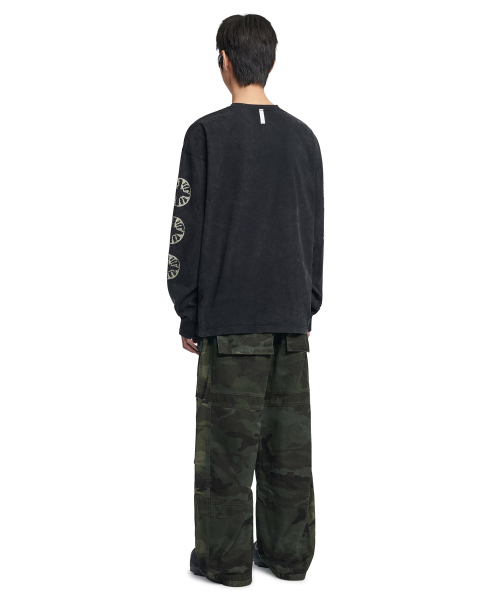 NOMANUAL(NOMANUAL)の「S.I LONG SLEEVE TEE - WASHED BLACK(Tシャツ/カットソー・レディース・その他・MEDIUM/LARGE/X-LARGE)」の5枚目の写真