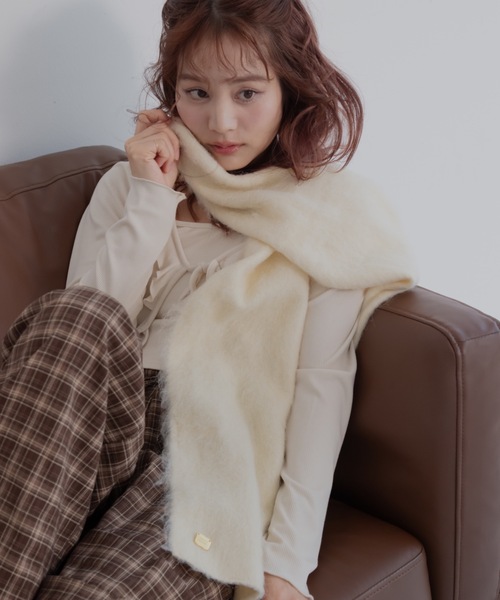 モヘアフードマフラー（マフラー）｜jumelle（ジュメロ）の