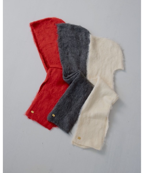 モヘアフードマフラー（マフラー）｜JUMELLE（ジュメロ）の