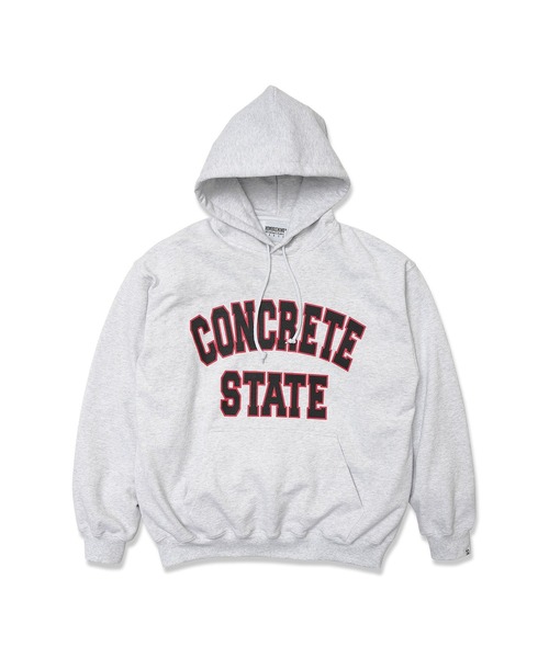 Hombre Nino（オンブレニーニョ）の「Hombre Nino PULLOVER HOODIE (CONCRETE STATE) HN0252-CT003（パーカー・メンズ・ネイビー/グレー・MEDIUM/LARGE/X-LARGE）」の3枚目の写真