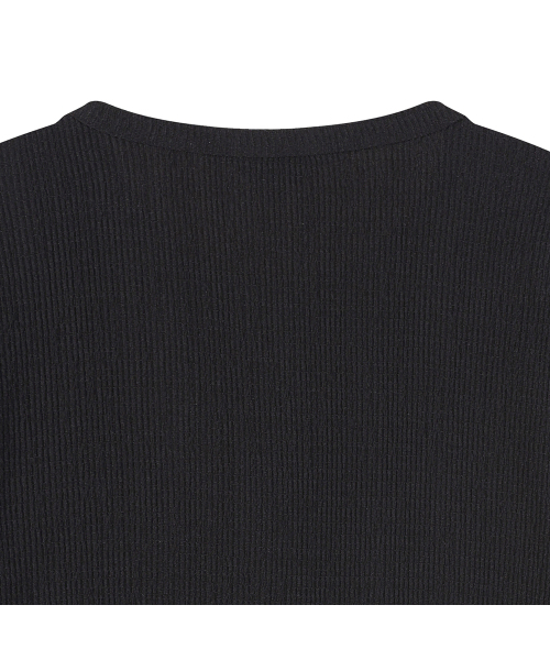 LAP(ラップ)の「プリーツカーディガンTシャツ AR3CT864(カーディガン/ボレロ・レディース・ブラック・FREE)」の7枚目の写真