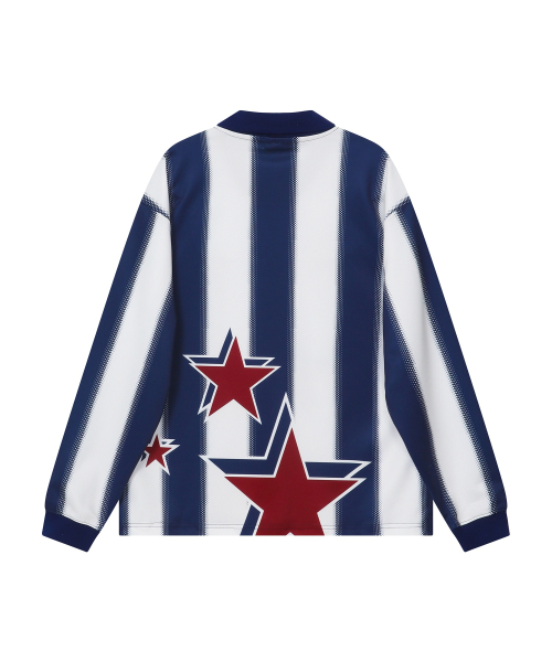 BAUF（バウフ）の「スターユニフォーム フットボールジャージ [ネイビー]（Tシャツ/カットソー・レディース・その他・LARGE/MEDIUM）」の2枚目の写真