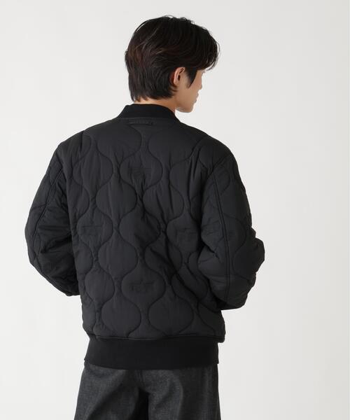 Alpha Industries(アルファインダストリーズ)の「Alpha Industries/アルファ インダストリーズ/REVERSIBLE ONION QUILTED MA-1 FLIGHT JACKET/リバーシブル オニオン キルテッド エムエーワン フライト ジャケット(MA-1・メンズ・ブラック/オリーブ系・M/2XL/XL/L)」の6枚目の写真