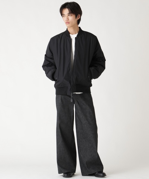 Alpha Industries(アルファインダストリーズ)の「Alpha Industries/アルファ インダストリーズ/REVERSIBLE ONION QUILTED MA-1 FLIGHT JACKET/リバーシブル オニオン キルテッド エムエーワン フライト ジャケット(MA-1・メンズ・ブラック/オリーブ系・M/2XL/XL/L)」の6枚目の写真