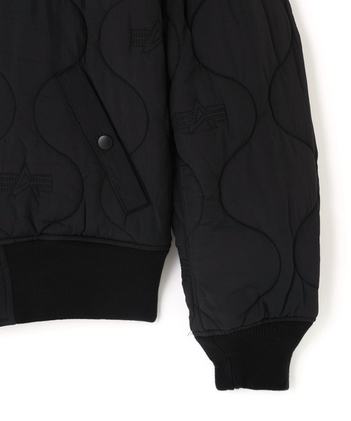 Alpha Industries(アルファインダストリーズ)の「Alpha Industries/アルファ インダストリーズ/REVERSIBLE ONION QUILTED MA-1 FLIGHT JACKET/リバーシブル オニオン キルテッド エムエーワン フライト ジャケット(MA-1・メンズ・ブラック/オリーブ系・M/2XL/XL/L)」の15枚目の写真