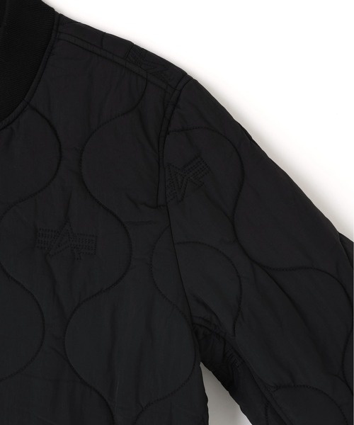 Alpha Industries(アルファインダストリーズ)の「Alpha Industries/アルファ インダストリーズ/REVERSIBLE ONION QUILTED MA-1 FLIGHT JACKET/リバーシブル オニオン キルテッド エムエーワン フライト ジャケット(MA-1・メンズ・ブラック/オリーブ系・M/2XL/XL/L)」の16枚目の写真