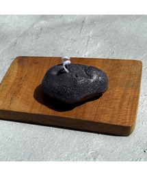 tone（トーン）の「【musk】ブラックカラーのクールなストーンキャンドル(MA)（キャンドル）」