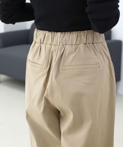 Aletta vita（アレッタビータ）の「裏起毛ストレッチストレートワイドパンツ（その他パンツ・レディース・モカ/ブラック・FREE）」の16枚目の写真