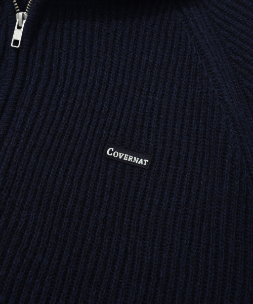 COVERNAT（カバーナット）の「アセンティックワッペンハーフジップニットダークネイビー（ニット/セーター・レディース・その他・X-LARGE/SMALL/MEDIUM/LARGE）」の6枚目の写真