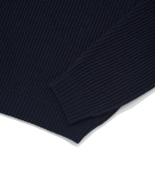 COVERNAT（カバーナット）の「アセンティックワッペンハーフジップニットダークネイビー（ニット/セーター・レディース・その他・X-LARGE/SMALL/MEDIUM/LARGE）」の7枚目の写真