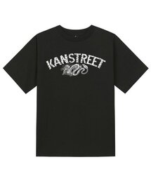 KTB0170 レタリングドラゴン半袖Tシャツ - ブラック