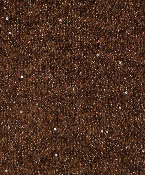 NOLLEY’S Sophi（ノーリーズソフィ）の「《手洗い可能》モヘヤスパンコールVネックプルオーバー（ニット/セーター・レディース・ブラウン/ライトグレー/ホワイト/グレー・38）」の21枚目の写真