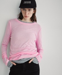 Auntie Rosa Holiday | シアーリブサムホールプルオーバー(Tシャツ/カットソー)