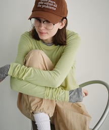 Auntie Rosa Holiday | シアーリブサムホールプルオーバー(Tシャツ/カットソー)