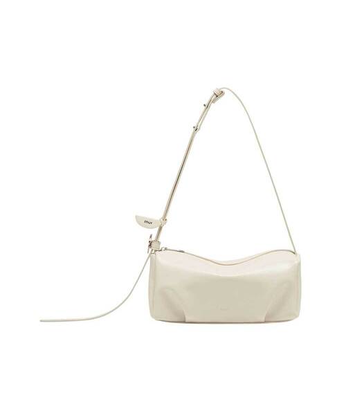 mur（ミュール）の「Bento bag(10color)（ショルダーバッグ・レディース・ライトイエロー/ブラウン/カーキ/ブラック/ダークブラウン/Cream/バーガンディー/ダークブラウン系/ベージュ系/スカイブルー系・FREE）」の9枚目の写真